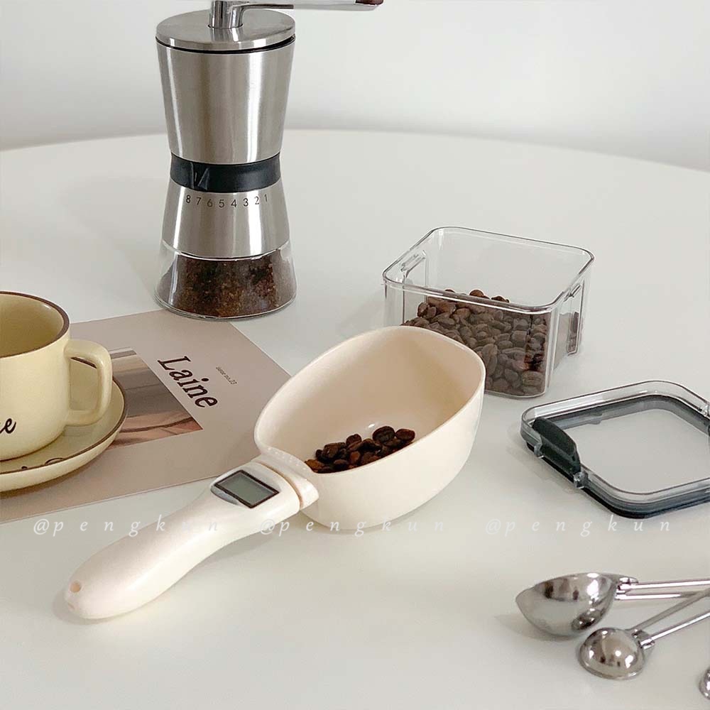 Muỗng Điện Tử Đo Lường Cà Phê / Thức Ăn Cho Thú Cưng Với Tay Cầm Dài Tiện Dụng