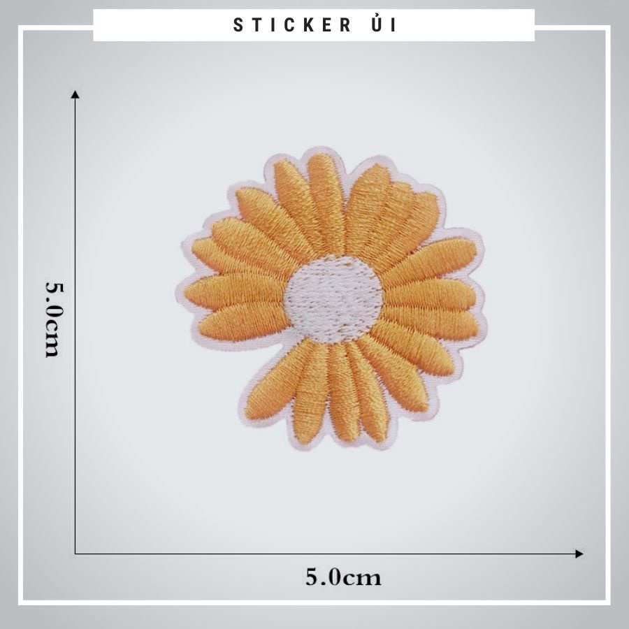 Sticker ủi áo Cao cấp - CÓ SẴN KEO ỦI - sticker vải dùng làm miếng vá áo, phụ kiện trang trí quần áo, balo, giày, nón