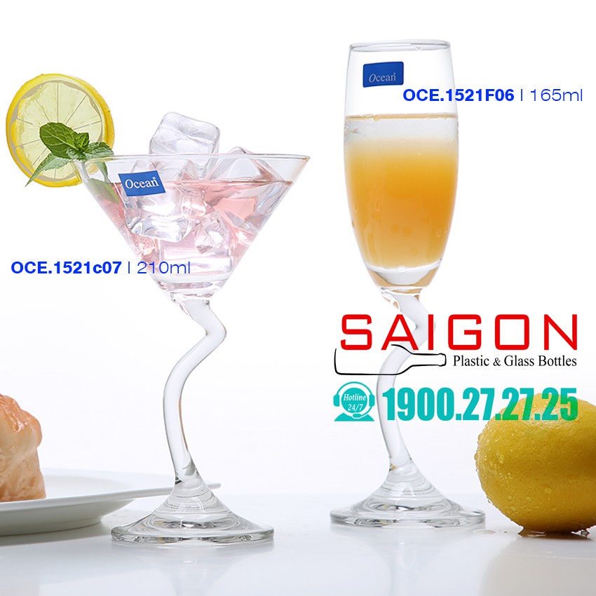 LY THỦY TINH SALSA COCKTAIL OCEAN 210ML