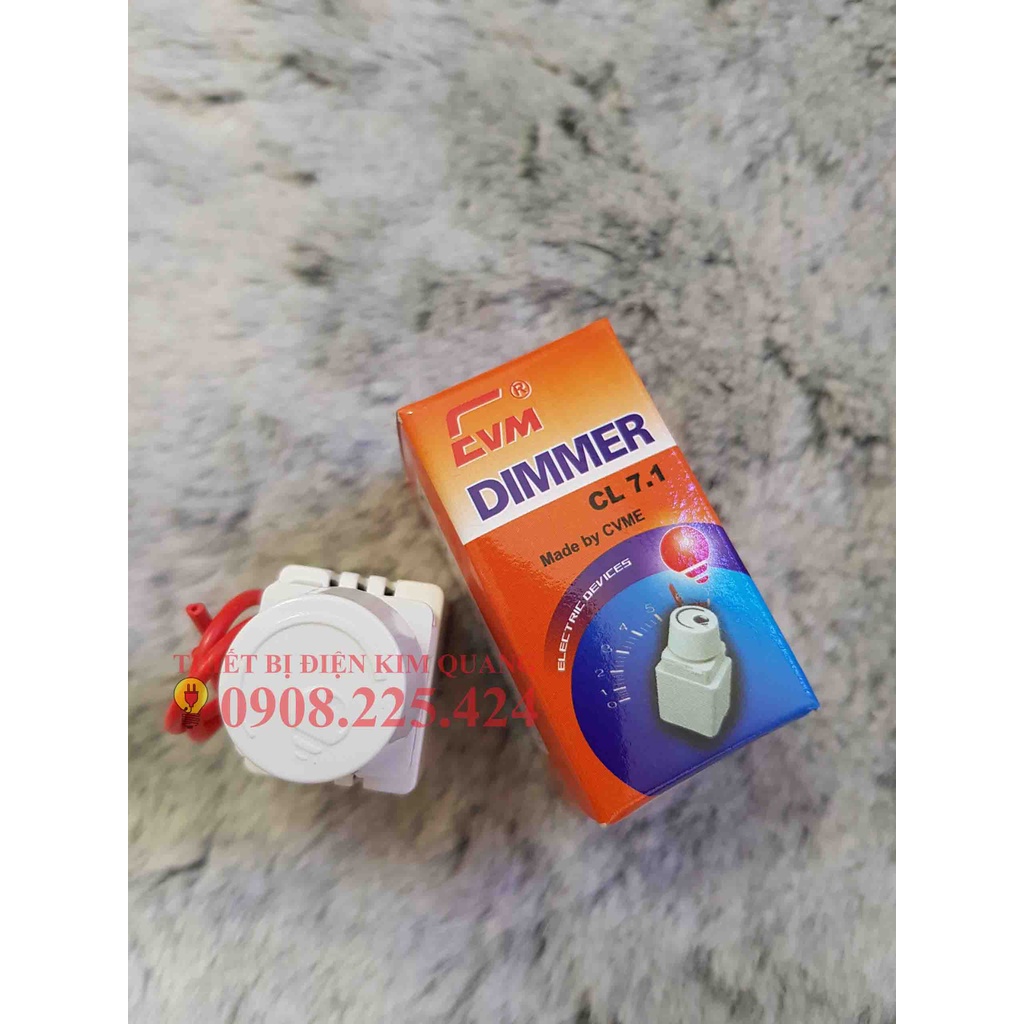 Dimmer Điều Khiển Đèn, Quạt ,Thiết Bị Chiếu Sáng Âm Tường 1000W (Dimmer quạt FULL EVN) CL7.0E