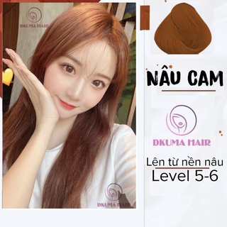 Màu nâu cam dkumahair.vn
