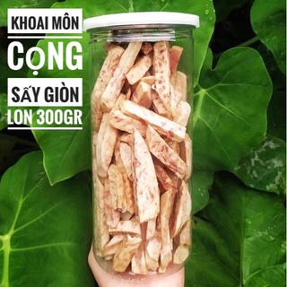 Khoai Môn Sấy Giòn Dạng Cọng Hàng Xuất Khẩu - Lon 300gr