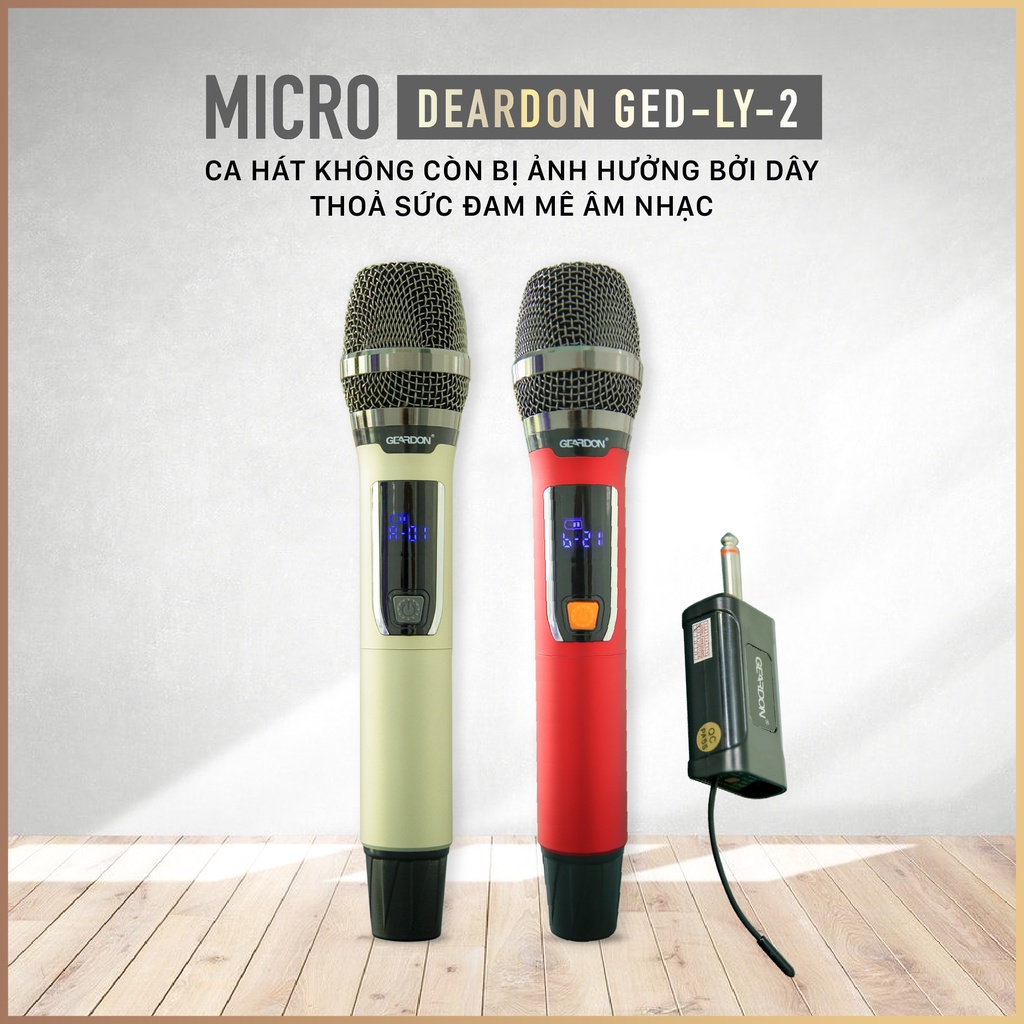 Micro Karaoke Không Dây GED LY2- Toàn Thân Hợp Kim Nhôm