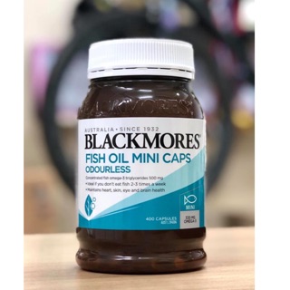 Dầu cá Blackmores Fish Oil Mini Caps 400 viên của Úc- ĐỦ BILL CHEMIST - Beauty Shop