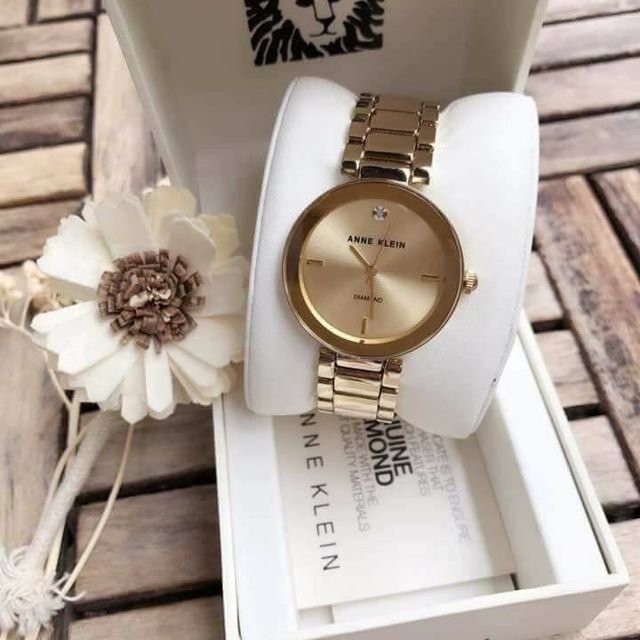 ( Sẵn 3 màu ) Đồng hồ Anne Klein Diamond nữ AK/1362RGRG  dành cho nữ