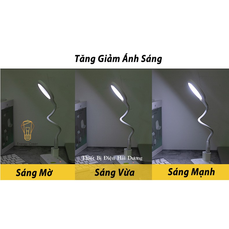 Đèn Bàn Led Decor Thông Minh Chân Cắm USB - Tăng Giảm Ánh Sáng - DB-T12