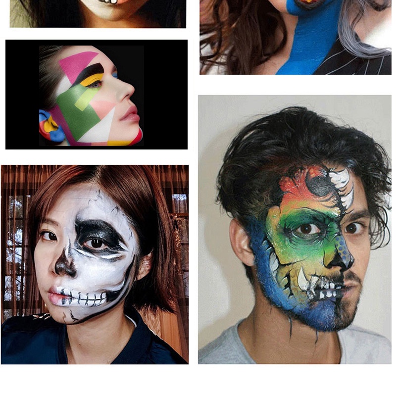 Bảng 12 Màu Sơn Dầu Trang Điểm Mặt Và Cơ Thể Hóa Trang Halloween | BigBuy360 - bigbuy360.vn