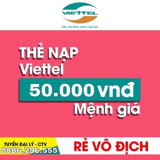 Thẻ cào Viettel 50k