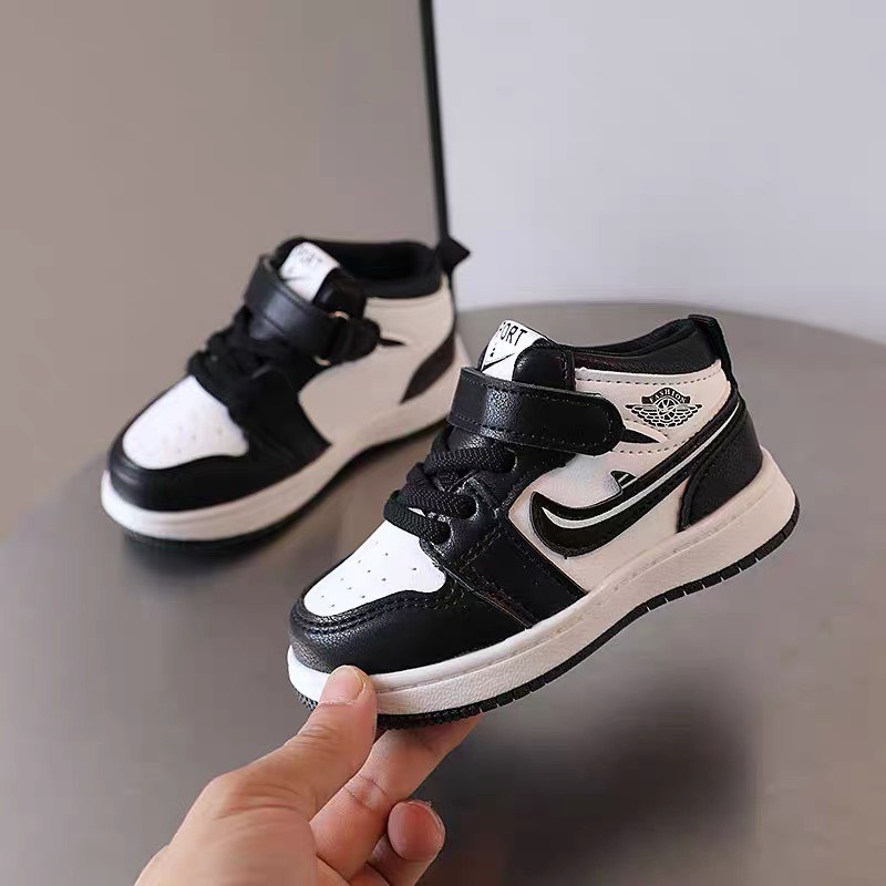 Giầy thể thao trẻ em Giày cao cổ cho bé trai bé gái siêu nhẹ SPORT có quai dán hàng Quảng Châu cao cấp [G13]