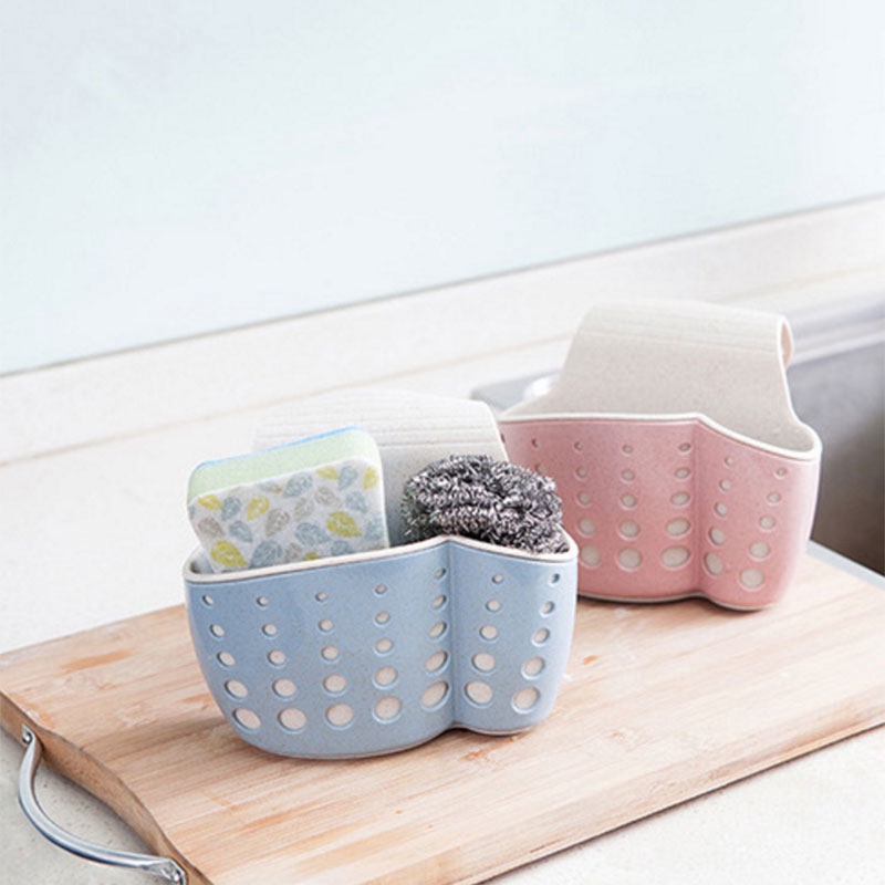 Túi treo gắn bồn rửa đựng dụng cụ rửa chén