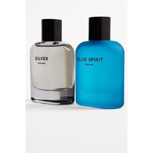 Nước hoa nam MAN SILVER 80 ML / 2.71 OZ + MAN BLUE SPIRIT 80 ML / 2.71 OZ