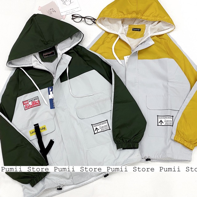 [Ảnh thật] Khoác dù Vintage - chống nắng, mưa bay, cản gió | BigBuy360 - bigbuy360.vn