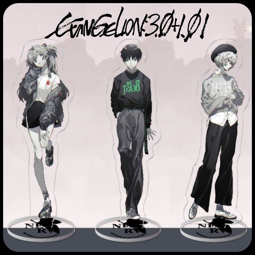 Giá Đỡ Acrylic Màu Neon Genesis Evangelion Asuka Shinji Lingpoli Cho Trang Trí