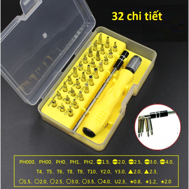 BỘ TUA VÍT ĐA NĂNG 32 ĐẦU ĐA NĂNG (32 TRONG 1)