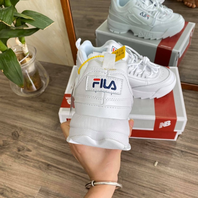 Giày thể thao fi.lla trắng nam nữ cao cấp (free ship) | BigBuy360 - bigbuy360.vn