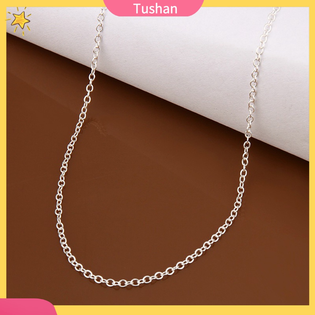 Dây Chuyền Mạ Bạc 18/24inch