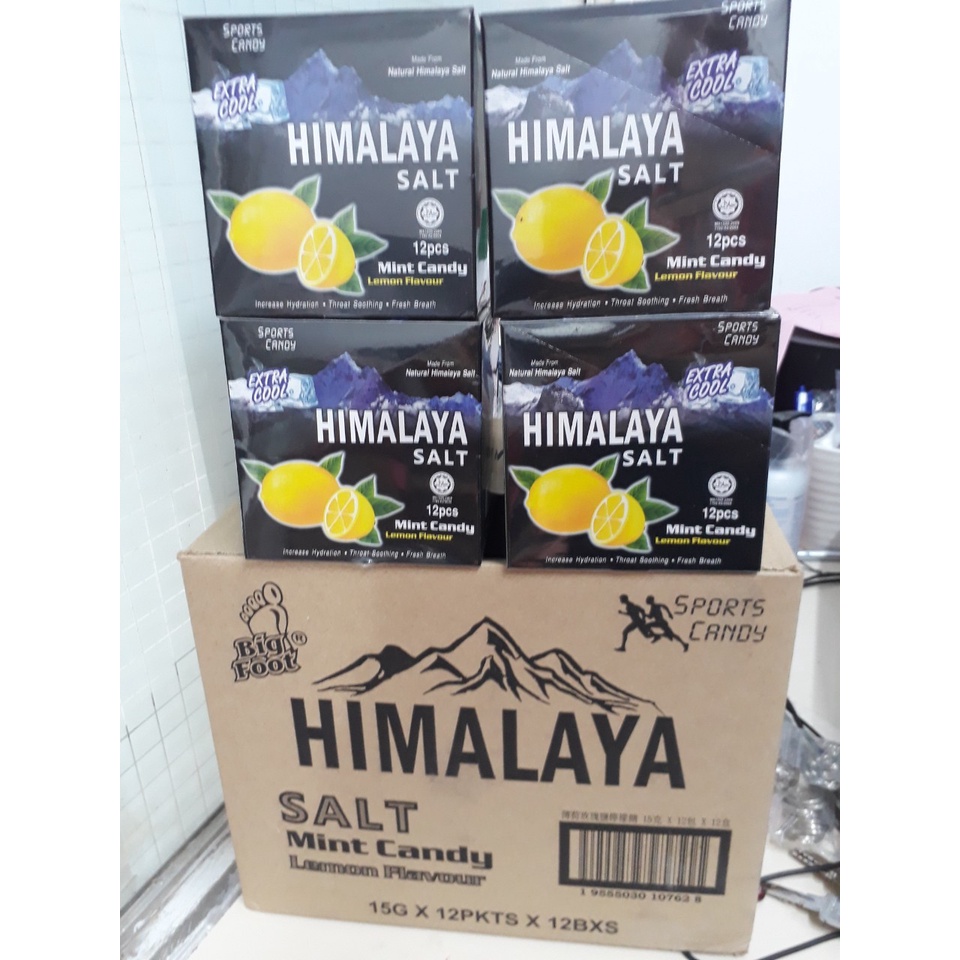 Kẹo muối HIMALAYA bạc hà vị chanh / kẹo himalaya salt mint candy lemon flavour