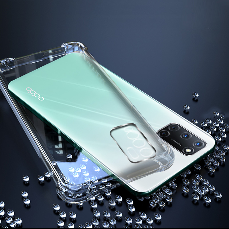Ốp điện thoại Silicone Chống Sốc Cho Oppo A55 A93 A15 A73 A53 A33 2020 A52 A72 A92 Reno 4f 4z 5 4 Pro