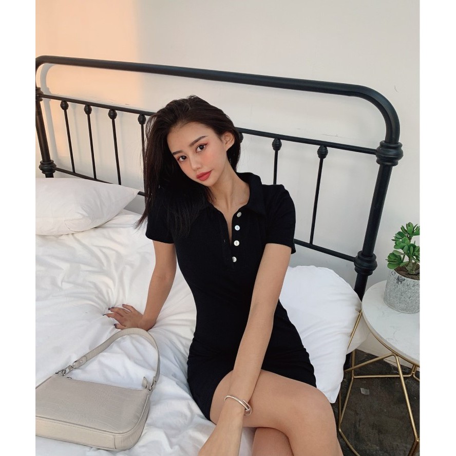 Váy polo nữ Havana Dress VPL001 có cổ, vải co giãn thoáng mát - Uni By Heart | BigBuy360 - bigbuy360.vn