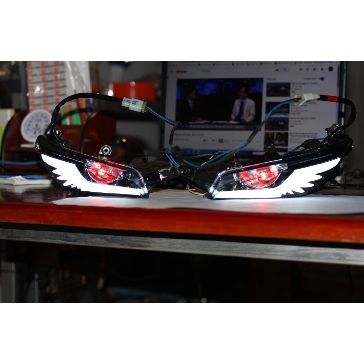 1 Cặp Demi Mẫu Cánh Chim Led Audi Exciter 135