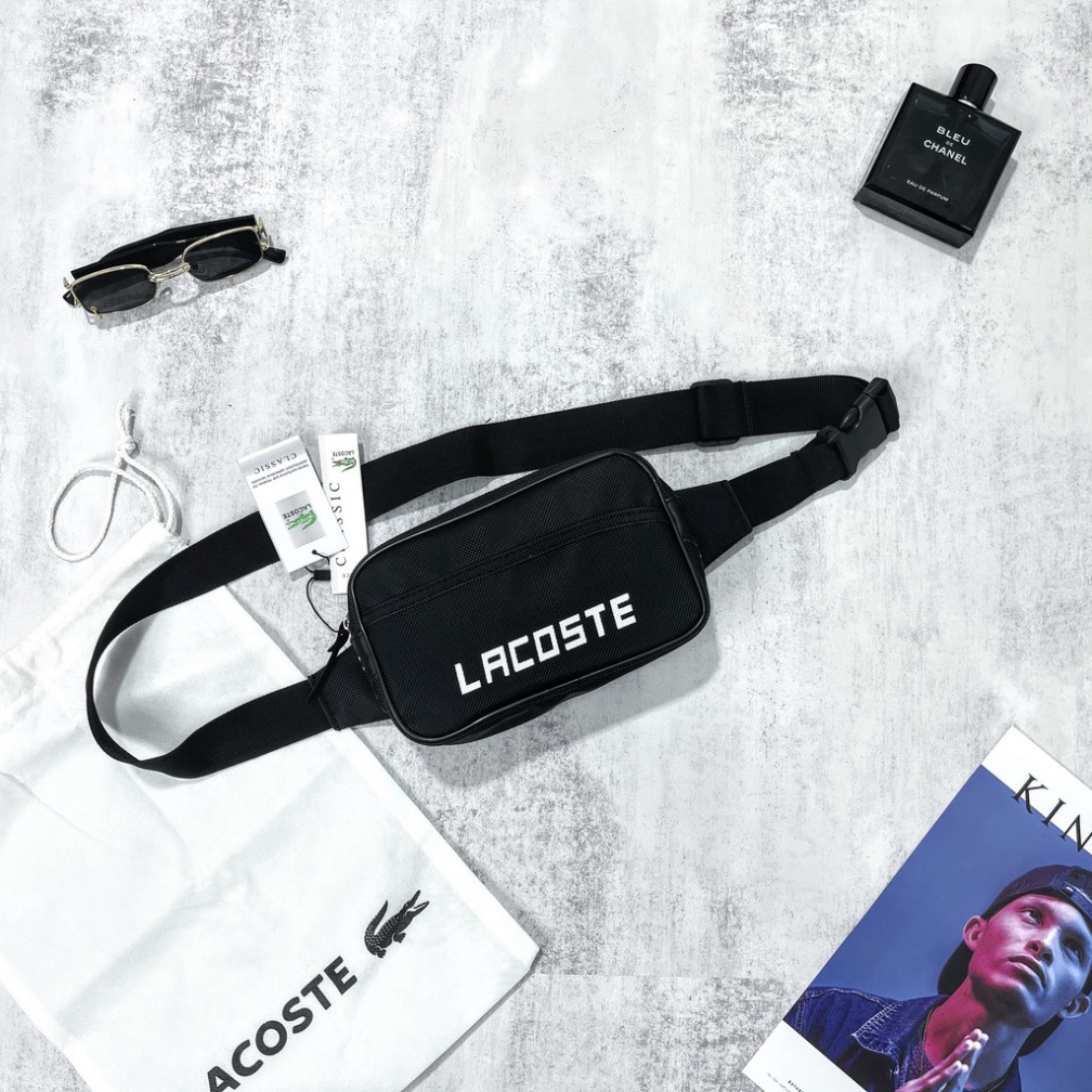 Túi bao tử đeo chéo nam nữ Lacoste 2021 minibag form box | BigBuy360 - bigbuy360.vn