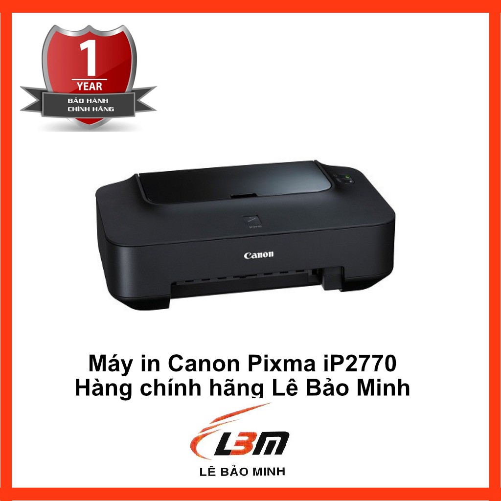 [Mã ELCLFEB giảm 7% đơn 500k]Máy in Canon Pixma iP2770 In phun màu