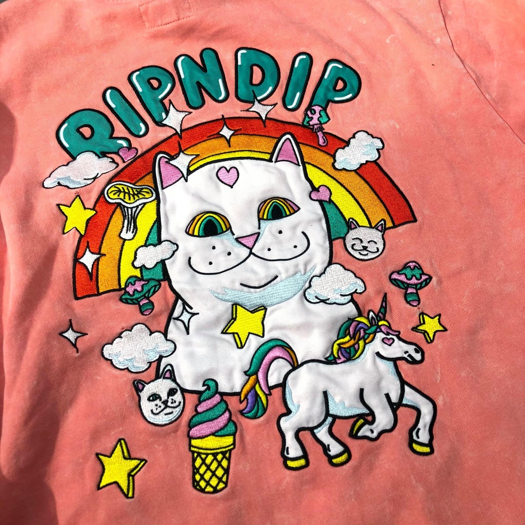 Áo Hoodie RIP&amp;DIP Hồng
