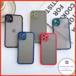 ✅ỐP LƯNG IPHONE IPHONE 12 PRO MAX MINI 11 Xs MAX X XS 8PLUS 7PLUS 6PLUS 6 ỐP NHÁM + BẢO VỆ CAMERA CHỐNG SOCK , VA ĐẬP