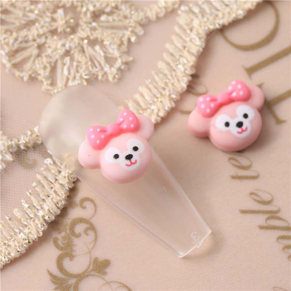 Phụ Kiện Trang Trí Móng Tay Hình Thỏ / Gấu / Thỏ / Dâu Tây Phong Cách Nhật Bản Dễ Thương