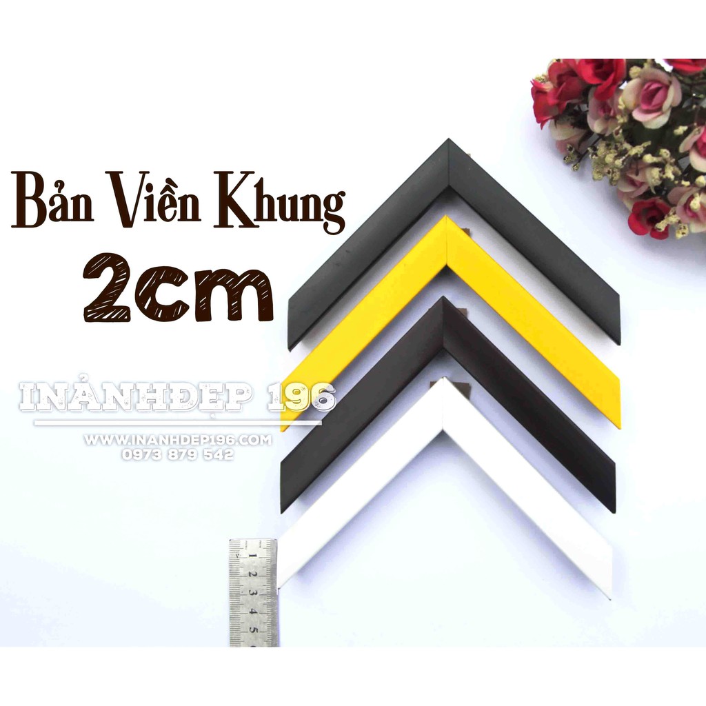 1 khung ảnh để bàn 13x18 nhiều màu khác nhau khung composit