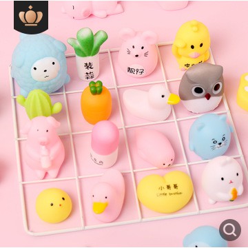 [Mã LIFE0503TOYS giảm 10% đơn 0Đ] Đồ chơi thú bóp kêu nhiều hình đáng yêu cho bé