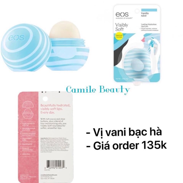 Son dưỡng môi trứng eos