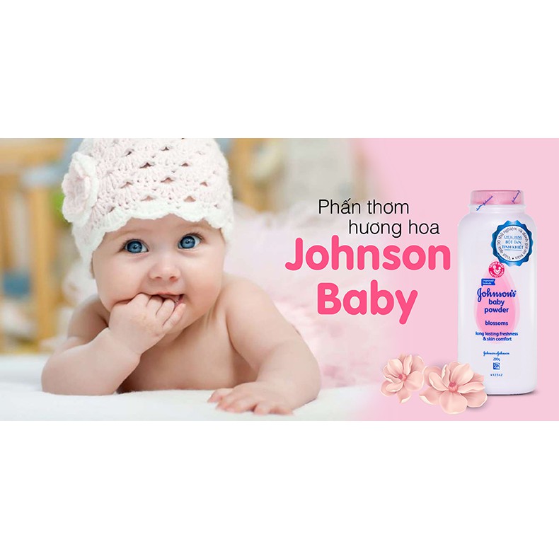 Phấn thơm hương hoa Johnson Baby, Phấn Thơm Cho Bé