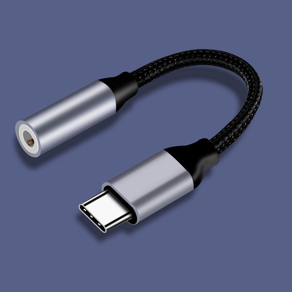 Dây cáp chuyển đổi USB loại C sang jack tai nghe 3.5mm cho HuaWei XiaoMi