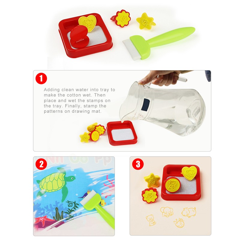 Coolplay Thảm vẽ bằng bút mực nước ma thuật 100x70cm cho bé