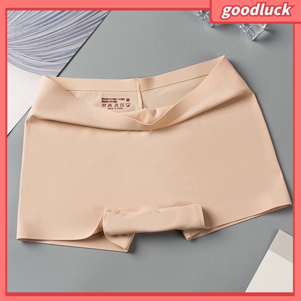 |Áo Thun Cổ Tròn GoLck Thời Trang Cá Tính| Quần An Toàn Mặc Hàng Ngày Bằng Lụa Lạnh Ôm Dáng Thoáng Khí Không Đường May Cho Nữ