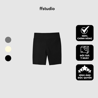 Quần Biker Short dáng ngắn nữ thun gân legging đùi cạp cao BIKER SHORT PANTS, co giãn 4 chiều Chướng đang nhập