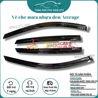 VÈ CHE MƯA NHỰA ĐEN XE MITSUBISHI ATTRAGE 2016- 2022, HÀNG CAO CẤP