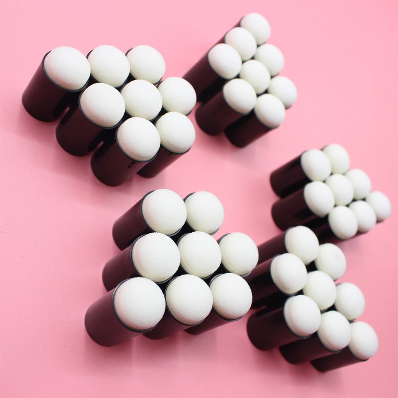 Set 5 Đầu Mút Xốp Gắn Ngón Tay Hỗ Trợ Sơn Vẽ DIY