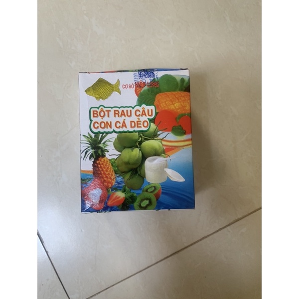 BỘT RAU CÂU DẺO CON CÁ VÀNG HOÀNG LONG / HIỆP LONG  - Dùng làm thạch rau câu