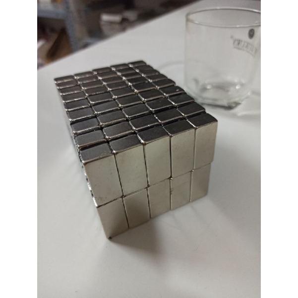 Nam châm trắng kích thước 30x15x10 mm lực hút siêu mạnh, chuyên dùng làm máy phát điện mini
