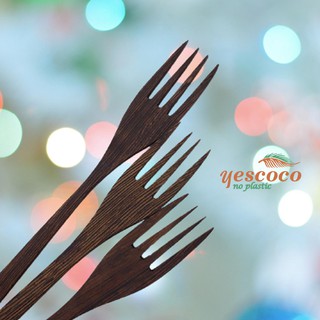 Nĩa gỗ mun ăn mứt tết giá xưởng yescoco xưởng sx