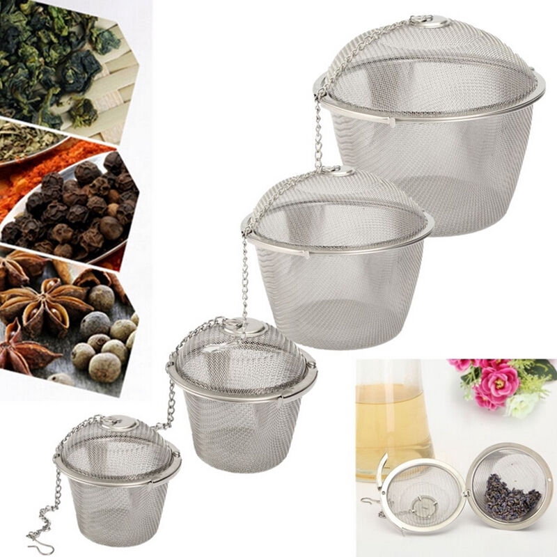[Mã Cls2404A Giảm 30K Đơn 150K] Túi Lọc Trà Dạng Lưới Bằng Chất Liệu Thép Không Gỉ