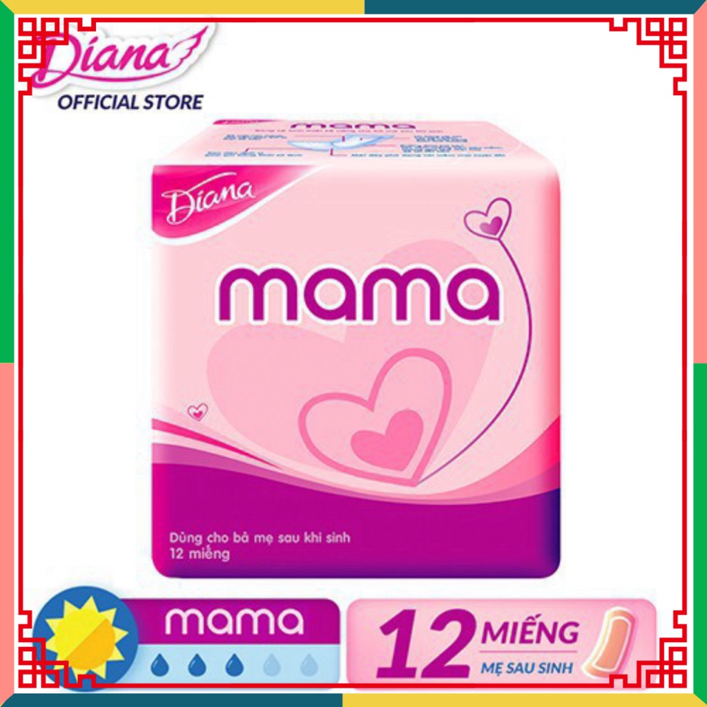 Bộ 02 gói Băng dọn dẹp vệ sinh Diana Mama ( Đại lý Ngọc Toản)