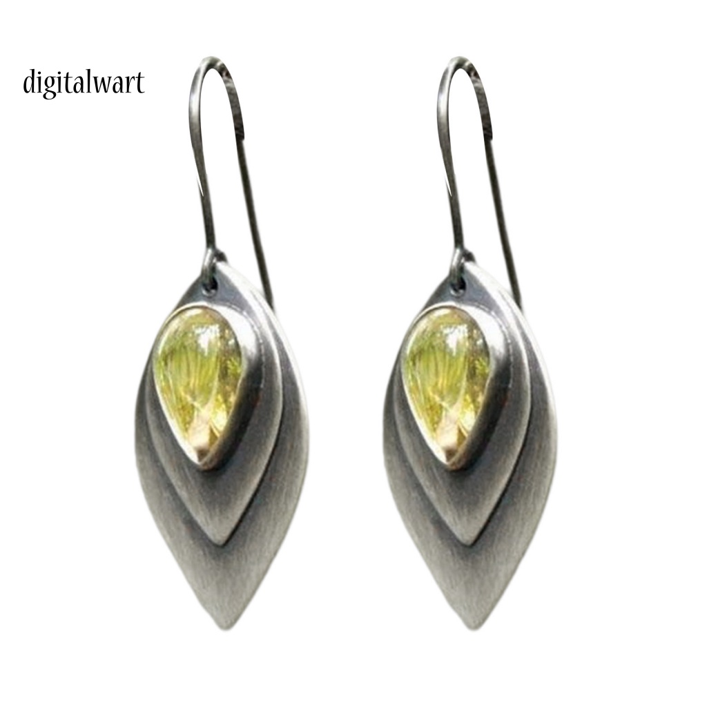 Kỹ Thuật Số| 1 Đôi Bông Tai Chống Gỉ Phong Cách Retro Dành Cho Nữ