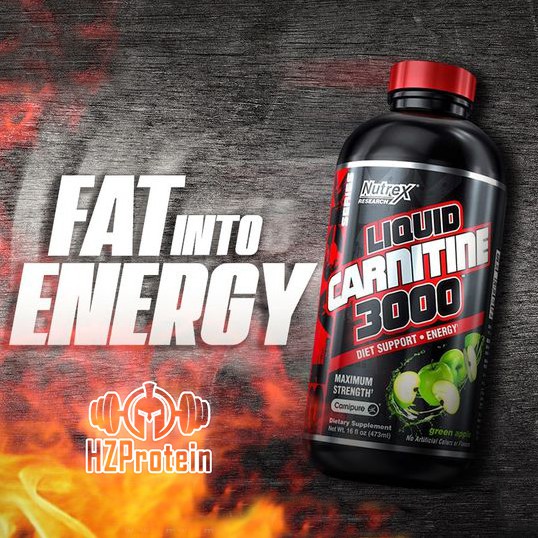 NUTREX CARNITINE LIQUID - CARNTINE NƯỚC 3000MG | HZProtein Store