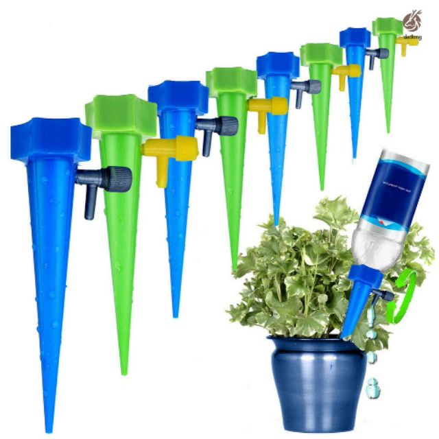 1 cái dụng cụ tưới nước nhỏ giọt cho hoa cây cảnh, có van tiết kiệm nước