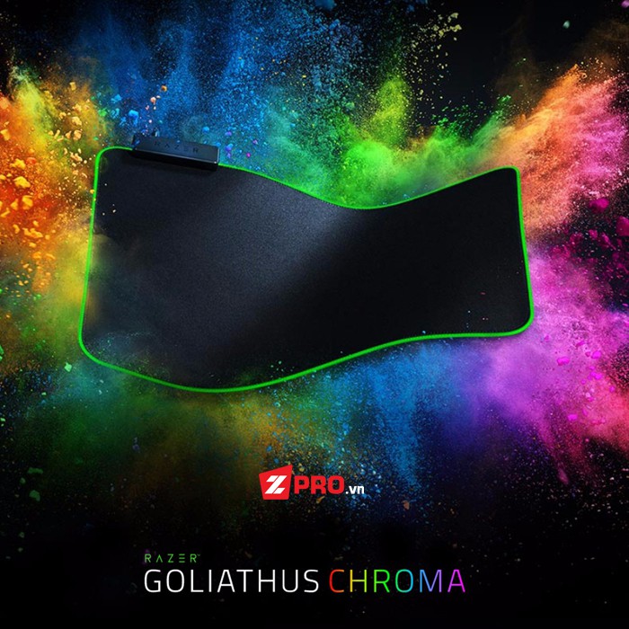 [Mã 267ELSALE hoàn 7% đơn 300K] Lót chuột Razer Goliathus Chroma