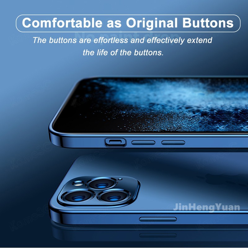 Ốp điện thoại trong suốt khung vuông cổ điển cho iPhone X XR XS MAX 6 7 8 Plus 12mini 11 12 Pro Max SE 2020 | BigBuy360 - bigbuy360.vn