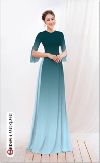 Vải áo dài màu chuyển săc